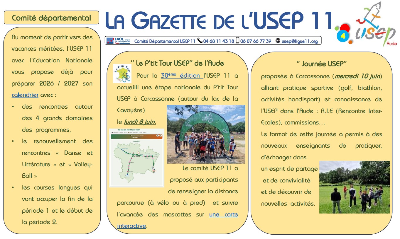 Gazette USEP Titres